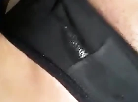 GF - black wet panty