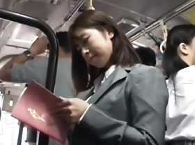 Asian Schoolgirl Seduces Teacher on Advance a earn Bus