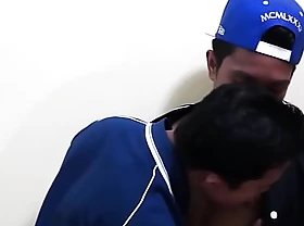 Anal licking Asian twink breeds amateur in sideways pose