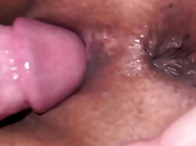 Slow and scruffy fuck in the pussy with Fingers in the ass for Asian fit together