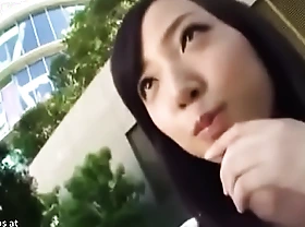 Japanese random girl accepts to fuck wide hotel