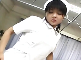 Miku Hoshino nurse sucks sex-toy she bonks encircling