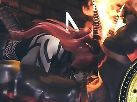 Hentai 3D ( HS 35) - Red Captain America and big tit fire dragon