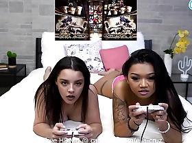 2 horny teens surrounding a chasing from gaming to bonk