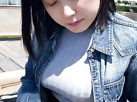 Busty Japanese BBW Cooky Rides on Big Dick. Pussy and Ass Close up. Nipple Is Pink and Sexy. 026