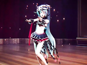 Cute Miku Dancing With Sexy Skirt