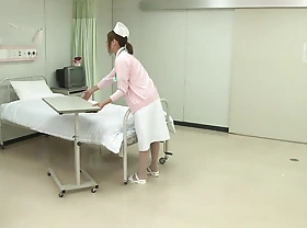 Hot Japanese Nurse gets banged within reach hospital flowerbed apart from a horny patient!