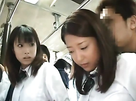 Two japanese student abused bus